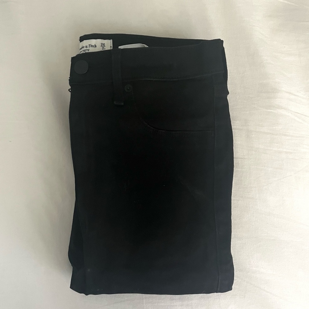 Abercrombie Jean Leggings Ultra High Ruse Black 26/2R